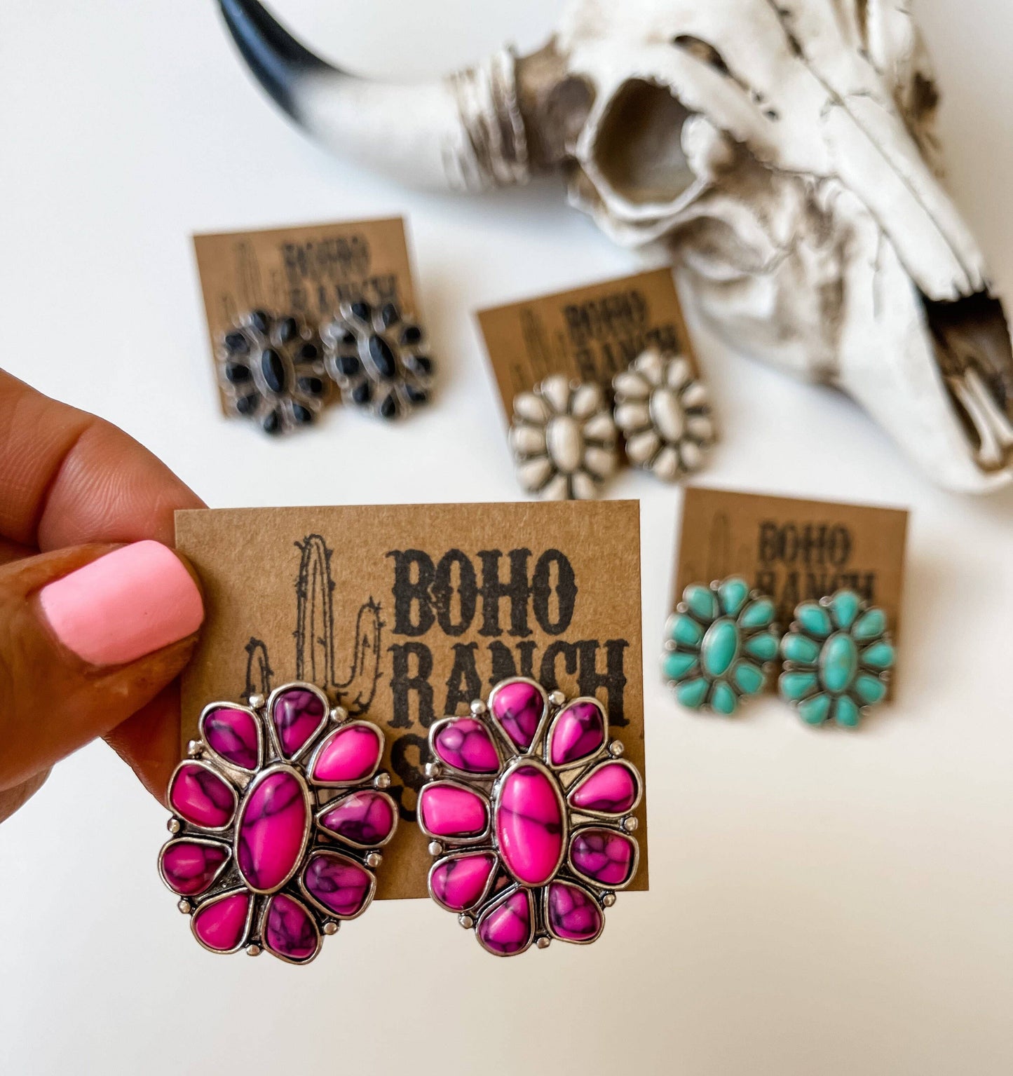 Conch Stud Earrings