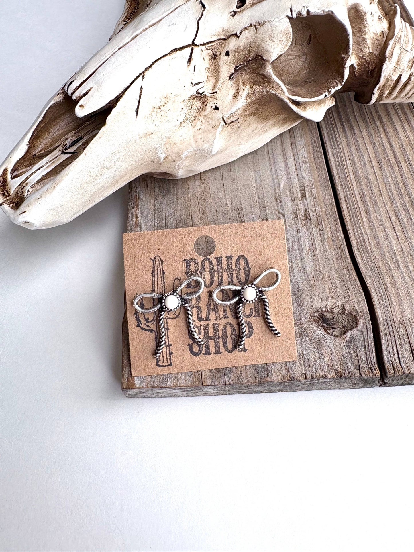 Coquette Bow Stud Earrings