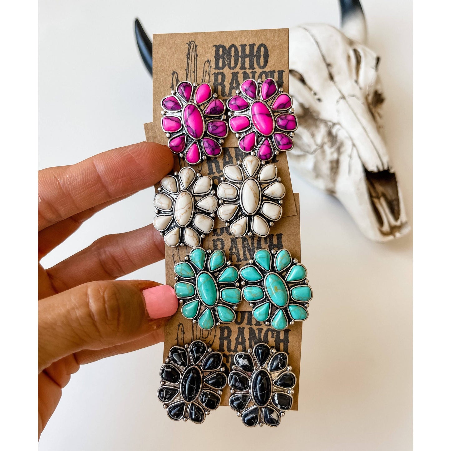Conch Stud Earrings