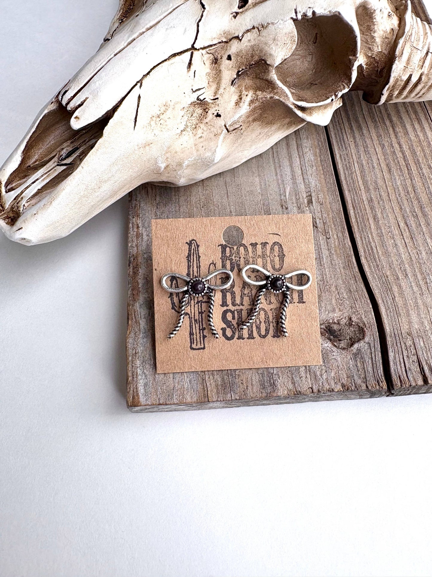 Coquette Bow Stud Earrings