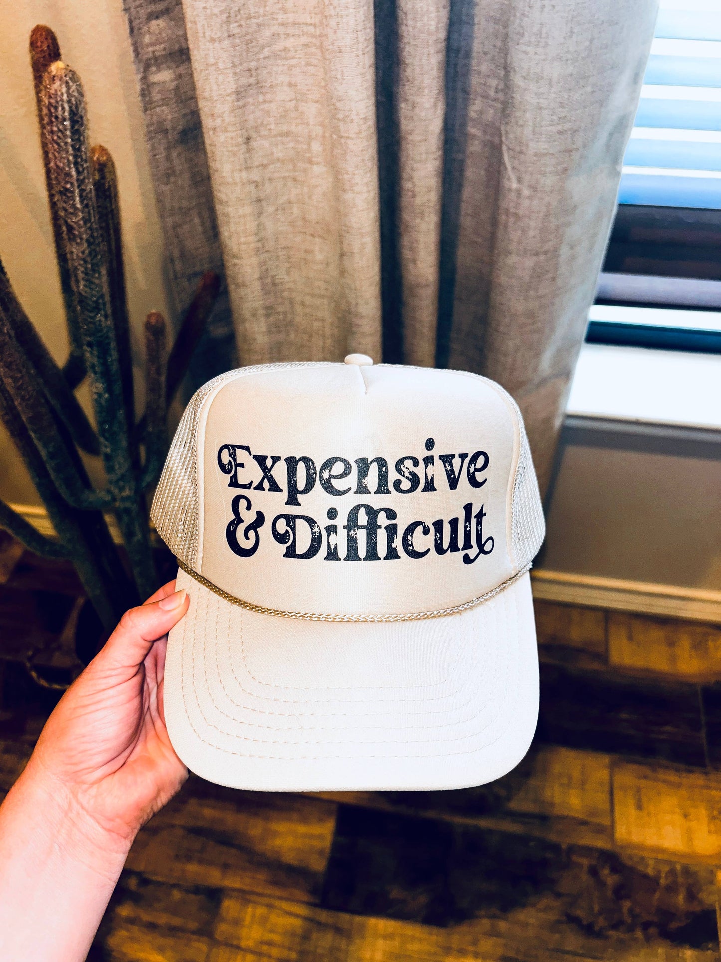 Expensive and Difficult Trucker Hat