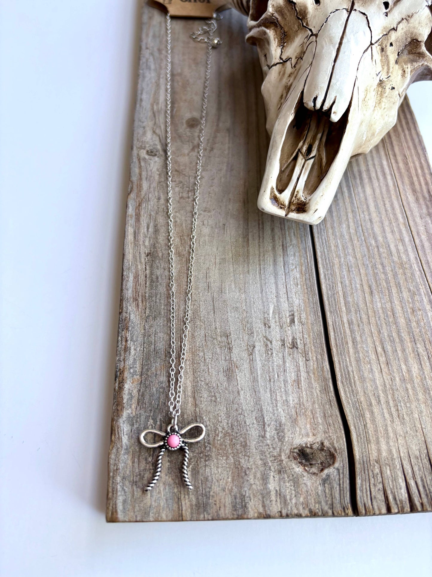 Coquette Pendant Necklace