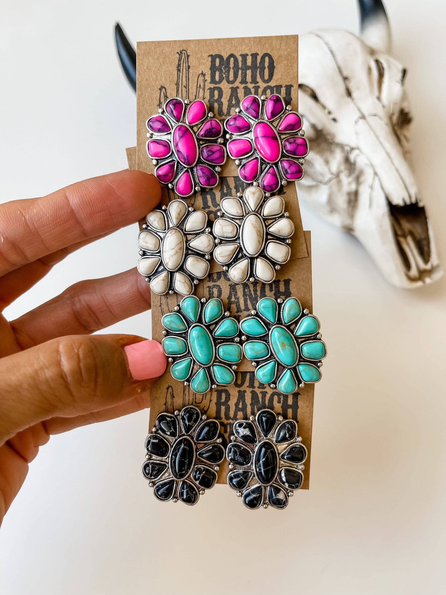 Conch Stud Earrings