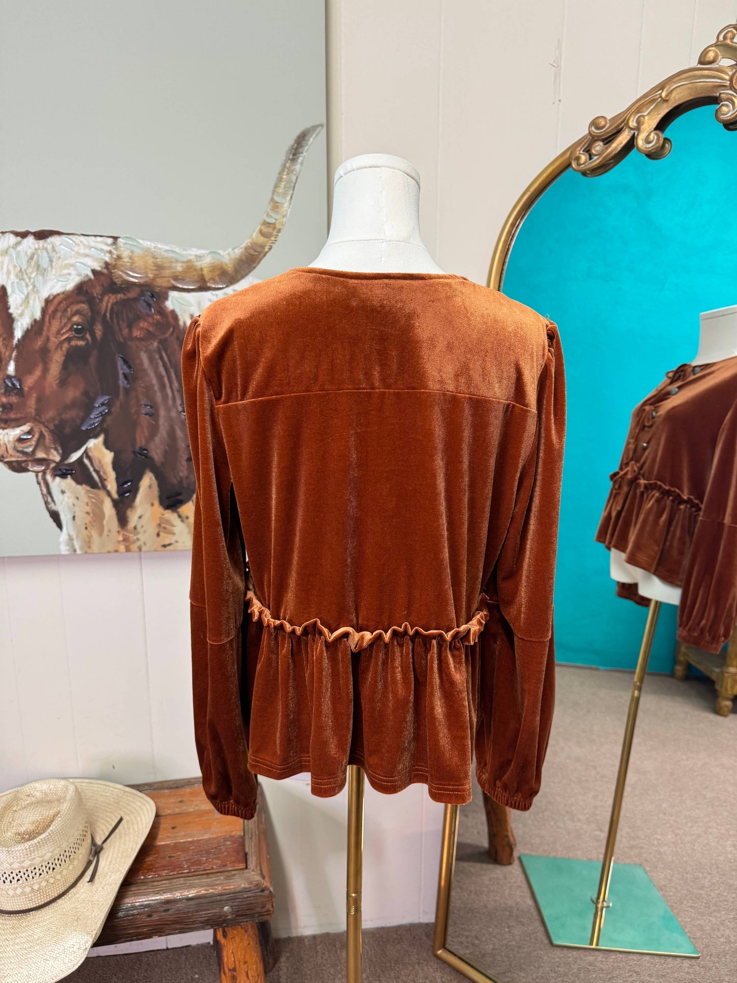Hadley Velvet Top