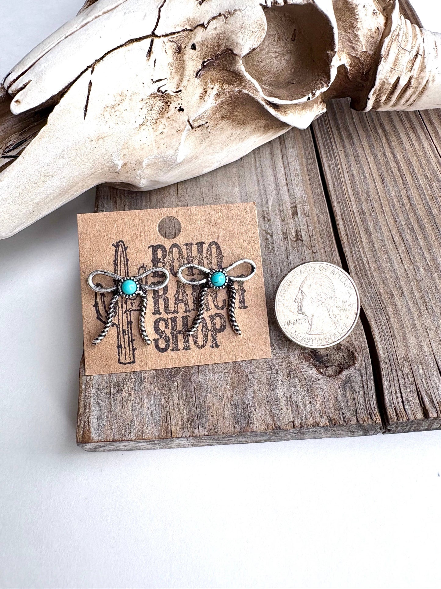 Coquette Bow Stud Earrings