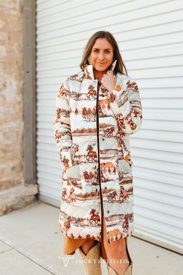 Braxlyn Quilted Jacket – Longhorn Luxe