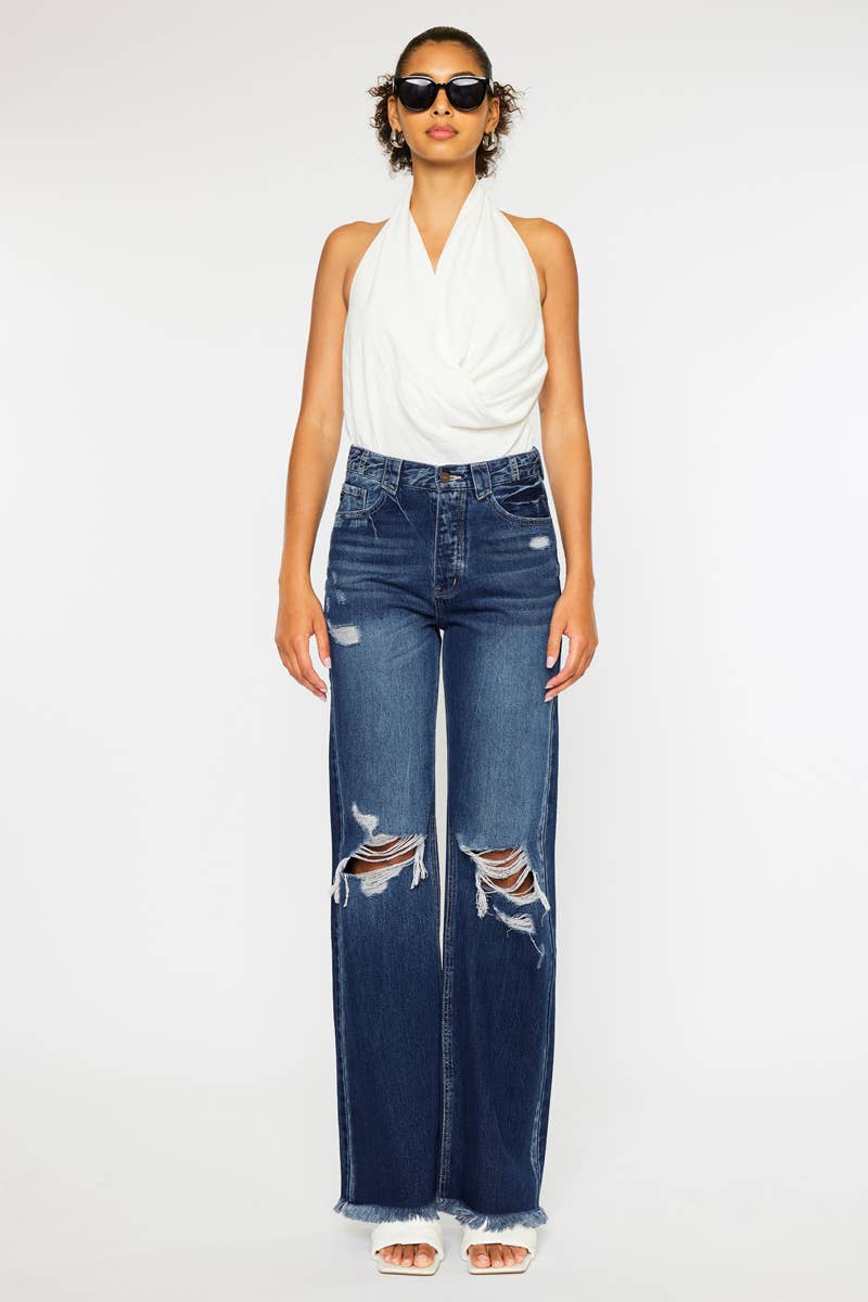Casey Ultra High Rise Wide Leg Jean