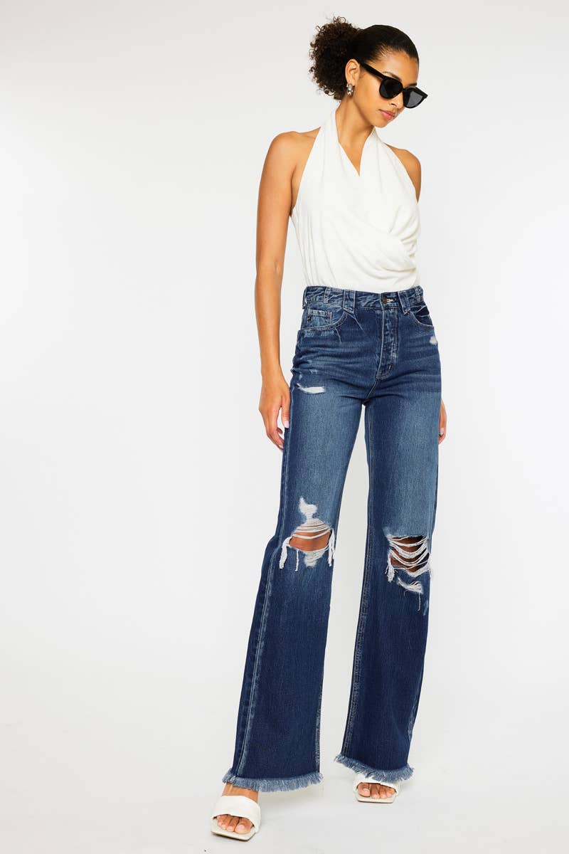 Casey Ultra High Rise Wide Leg Jean