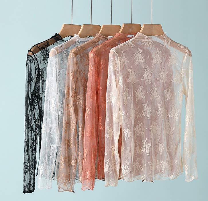 Lacey Mesh Top