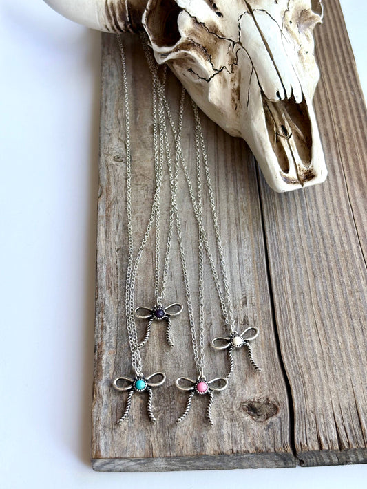 Coquette Pendant Necklace