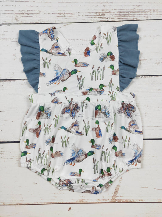 Duck Printed Romper