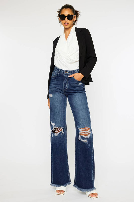 Casey Ultra High Rise Wide Leg Jean