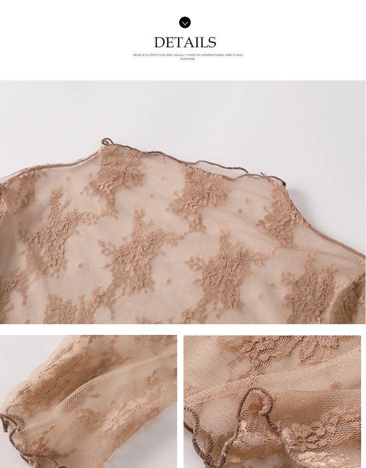 Lacey Mesh Top